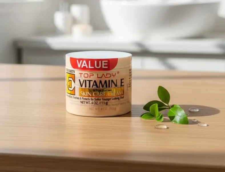 هذا كريم العناية بالبشرة بفيتامين E